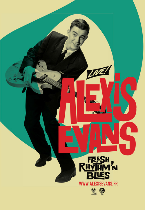 Alexis Evans fresh Rhythm'n'Blues Affiche 500x720