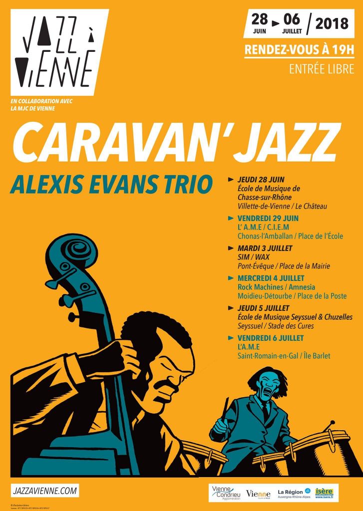 Affiche Caravan Jazz Vienne 2018